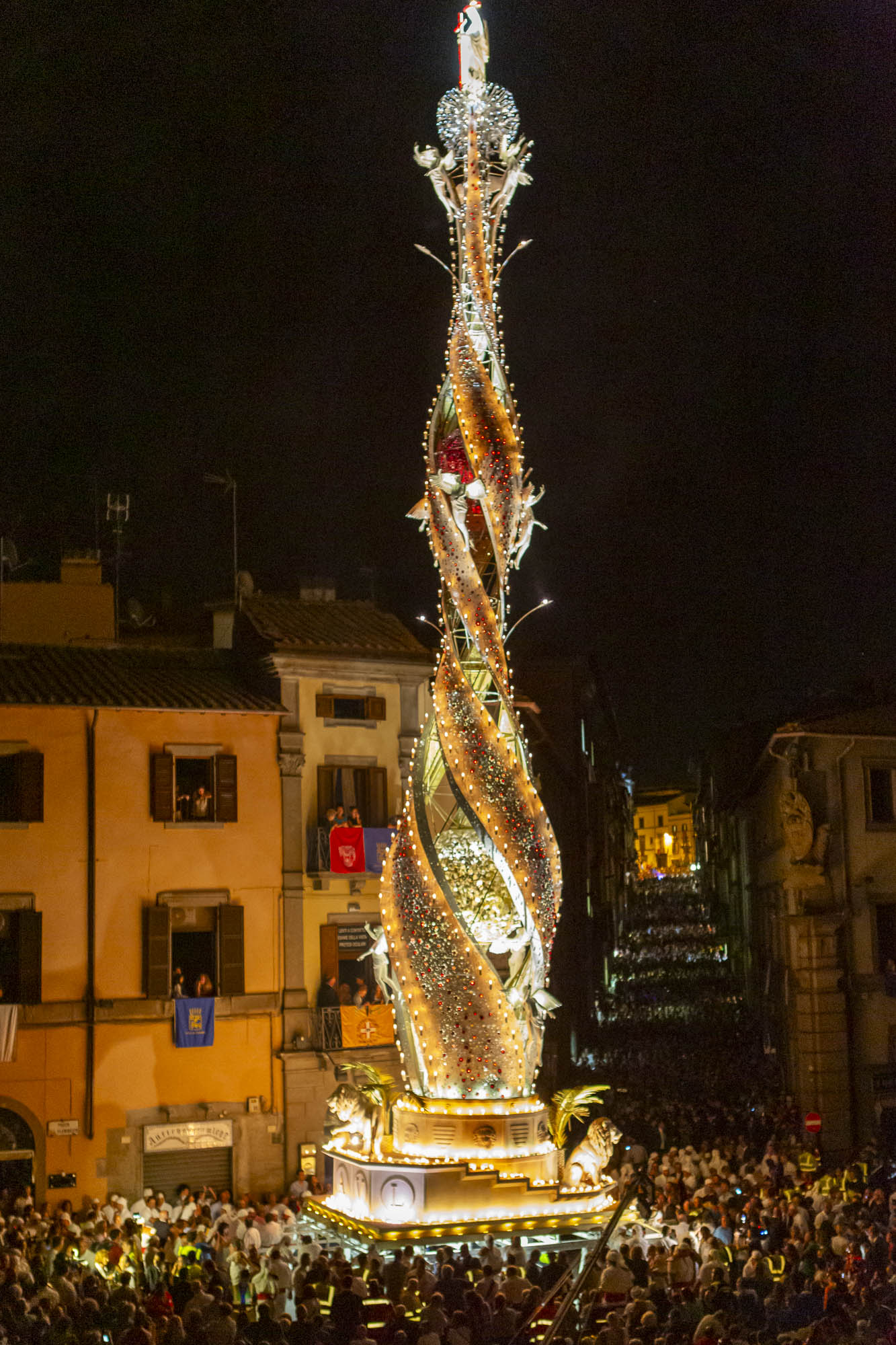 Macchina di Santa Rosa a Viterbo (Italia)