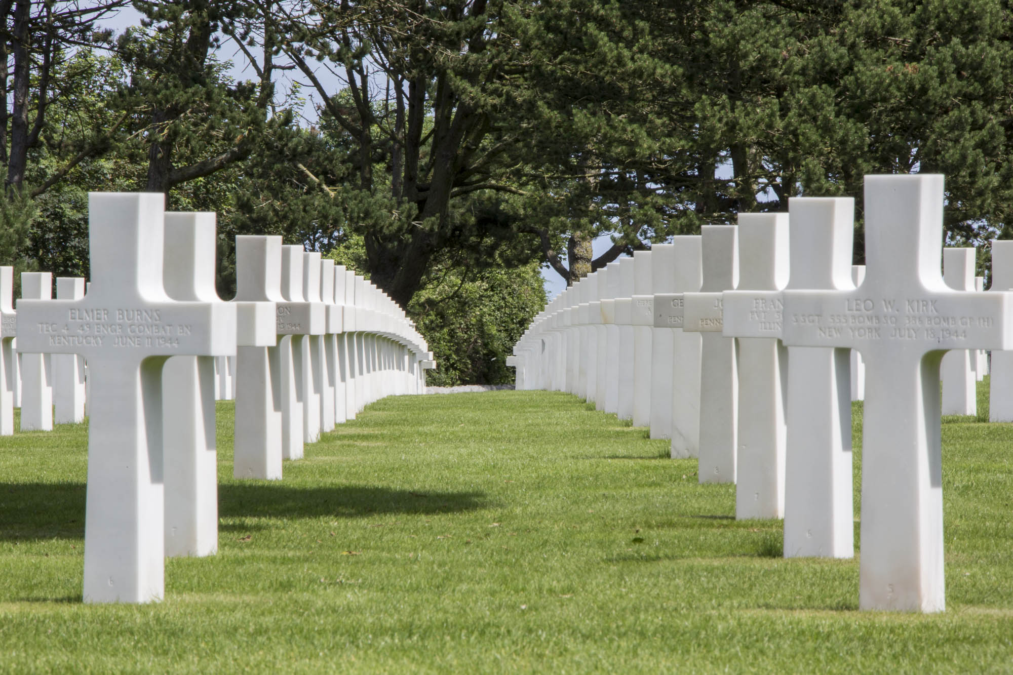 Cimetiere Americain Di Normandie (Francia)