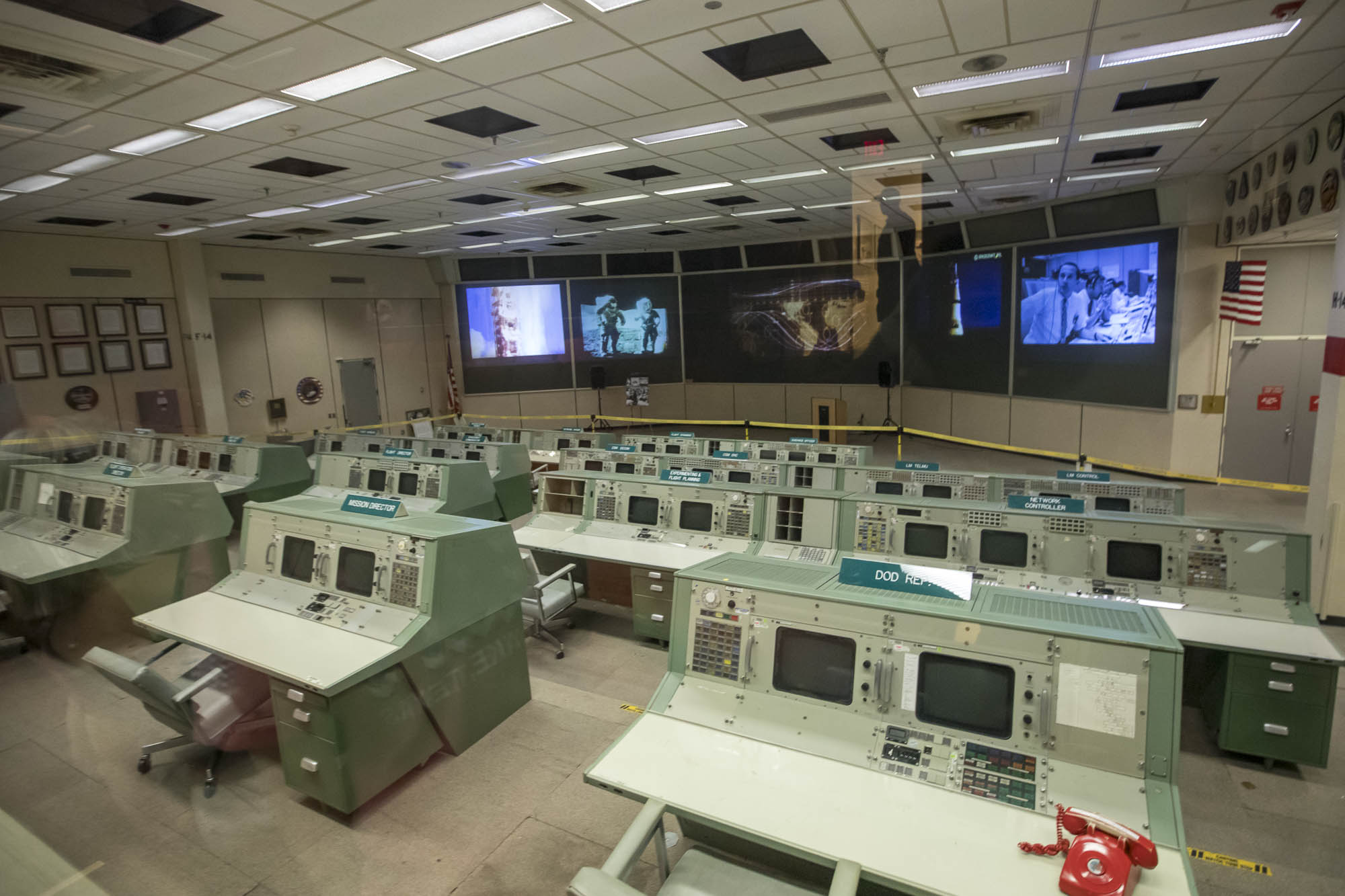 L'Historic Mission Control Center a Houston (USA)